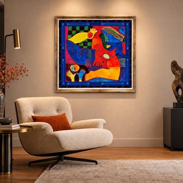 Clemens Briels Original Signed Silkscreen | Limited Edition, Antiek en Kunst, Personages en Fantasiefiguren, Ophalen of Verzenden