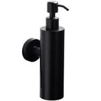 Zeepdispenser - Zwart RVS Mat - Zeeppompje - Rond, Verzamelen, Verzenden, Nieuw