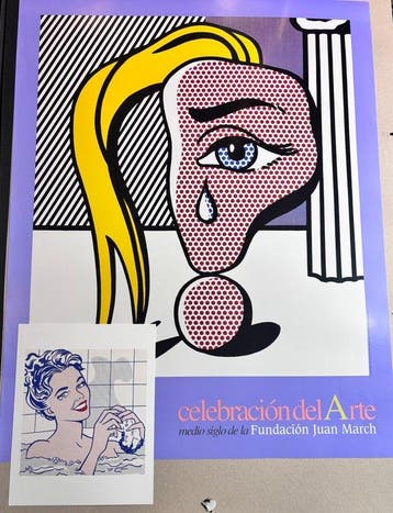 Roy Lichtenstein (after) - Set 2: Girl With A Tear III /