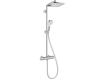 Hansgrohe Crometta E - Showerpipe - EcoSmart 9 l/min - 240mm, Doe-het-zelf en Verbouw, Sanitair, Verzenden, Zo goed als nieuw