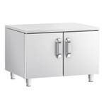 GGM Gastro | RVS Onderkast - 800mm - 2 deuren | UBK800-E |, Verzenden, Nieuw in verpakking, RVS Meubilair