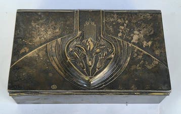 WMF / Geislingen - Doos - Verzilverd - Jugendstil