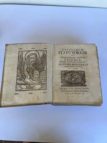 Aloysio Mocenico - Novissimum Statutorum ac Venetarum legum