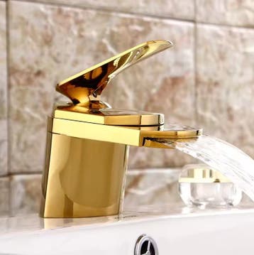 Luxe Waterval Kraan - in meerdere kleuren - Wasbak Kraan, Verzenden, Nieuw, Glas