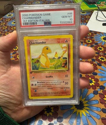 Pokémon - 1 Graded card - Charmander 46/102 First edition -, Nieuw