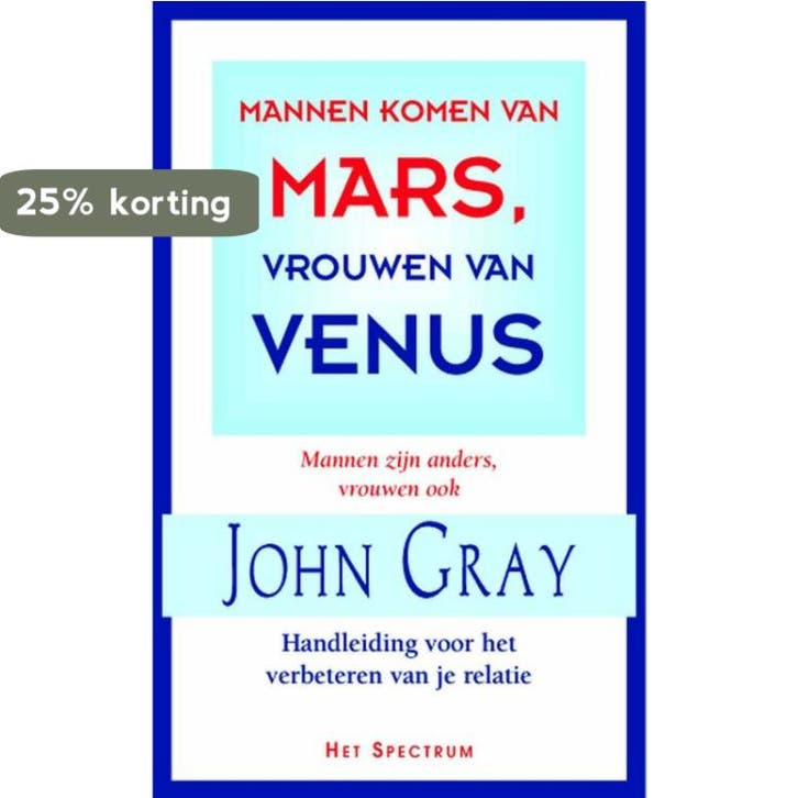 Mannen komen van Mars, vrouwen van Venus - John Gray, Boeken, Psychologie, Gelezen, Verzenden