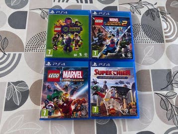 Sony - Playstation 4 (PS4) - Lot de 4 jeux PS4 LEGO et DC, Nieuw