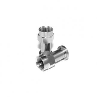 F-Connector | Voor netwerk en coax kabels Technetix, Computers en Software, Pc- en Netwerkkabels, Nieuw, Verzenden