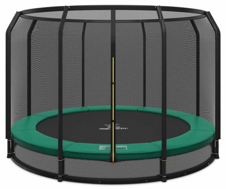 Ingraaf Trampoline Magic Circle Pro 366 cm Groen met, Kinderen en Baby's, Speelgoed | Buiten | Trampolines, Nieuw, Ophalen of Verzenden