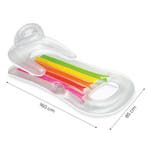 INTEX Regenboog Luchtbed | 188cm | Laatste Stuks!, Ophalen of Verzenden, Ingebouwde pomp, Nieuw, 1-persoons