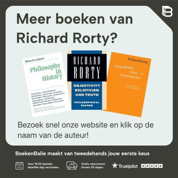 Contingentie, ironie en solidariteit - Richard Rorty, Boeken, Verzenden, Gelezen, Richard Rorty