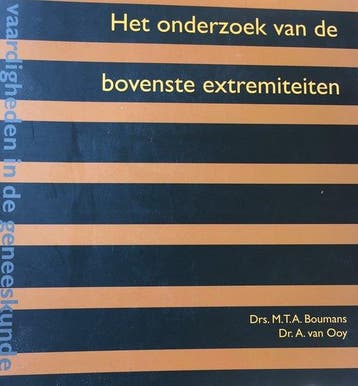 Onderzoek van de bovenste extremiteit 9789077201145, Boeken, Verzenden, Zo goed als nieuw