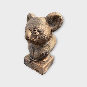 Bust of a koala statue - home decor animal lover gift him he, Verzamelen, Beelden en Beeldjes, Verzenden, Nieuw