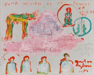 Anton Heyboer (1924-2005) - Vier vrouwen met systeem en, Antiek en Kunst