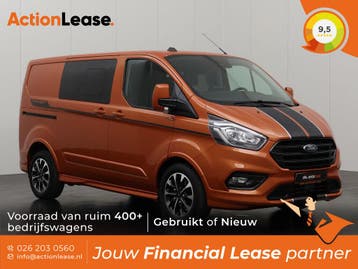 Ford Transit Custom Dubbel cabine L1 H1 2023 Diesel, Auto's, Ford, Automaat, Zwart, Overige kleuren, Diesel