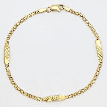 Armband - 18 karaat Geel goud, Sieraden, Tassen en Uiterlijk, Armbanden, Nieuw