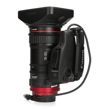 Canon CN-E18-80mm T4.4 L IS KAS S + Canon ZSG-C10 Zoom Grip, Ophalen of Verzenden, Zo goed als nieuw