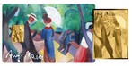 Promenade - August Macke | 24 karaat Gouden Munt Coincard, Verzenden