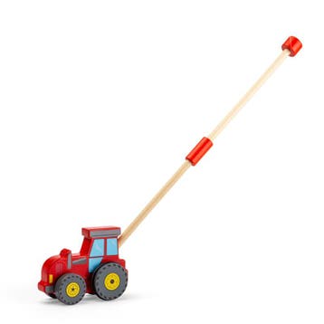 BigJigs tractor speelgoed duwvoertu van €16,99 voor €8,50, Ophalen of Verzenden, Nieuw