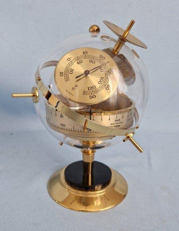 BGM / sputnik - Weerstation - plexiglas, messing
