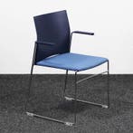 FP Collection A450 Kantinestoel Kunststof - Blauw, Ophalen of Verzenden, Gebruikt