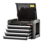 Professionele gereedschapskist zwart met 4 laden, Ophalen of Verzenden, Nieuw