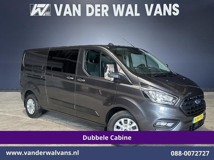Ford Transit Custom | 2.0 TDCI 170pk L2H1 Dubbele Cabine, Auto's, Bestelauto's, Dealer onderhouden, Te koop, Handgeschakeld, Diesel