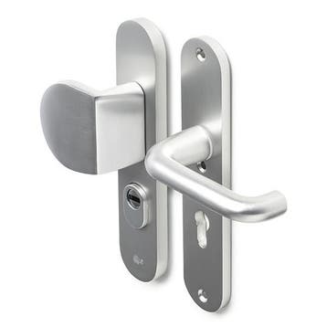 Veiligheidsbeslag met duwer | Intersteel | 72 mm, Verzenden, Nieuw