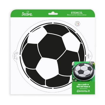 Stencil Voetbal Ø25cm, Verzenden, Nieuw