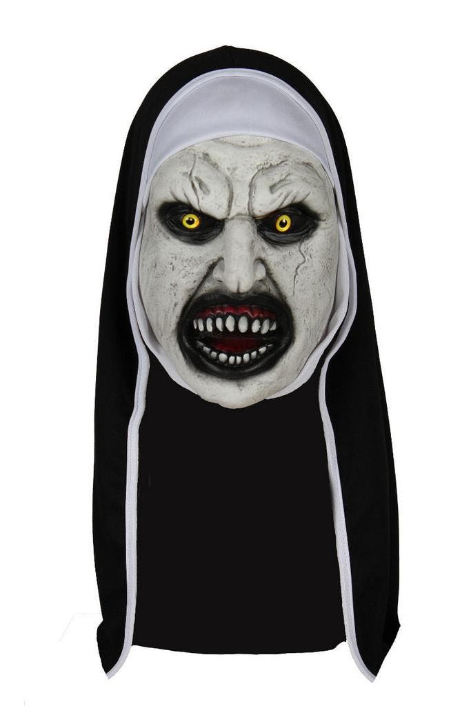 Halloween Masker Horror Nun, Hobby en Vrije tijd, Feestartikelen, Verzenden