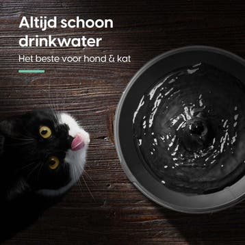 Cellavi R1X - Drinkfontein RVS Kat &amp; Hond -, Dieren en Toebehoren, Ophalen of Verzenden, Zo goed als nieuw