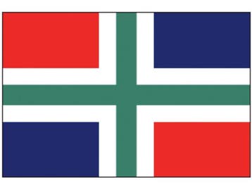 Groningse vlag 20x30, Watersport en Boten, Ophalen of Verzenden, Nieuw