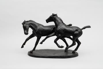 Albert Hinrich Hussmann (1874-1946), Twee paarden, Antiek en Kunst