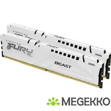 Kingston DDR5 FURY Beast White 2x16GB 6000, Verzenden, Nieuw