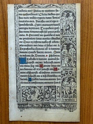 Paris, Antoine Verard, 1510, Danse Macabre - Printed Book of