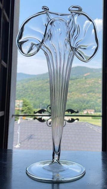 Soffieria Parise - Vaas - H. 37 cm - handgeblazen