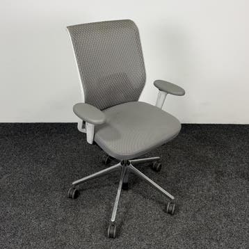 Bureaustoel Vitra ID Mesh | Grijs, Gebruikt, Ophalen of Verzenden, Grijs, Bureaustoel
