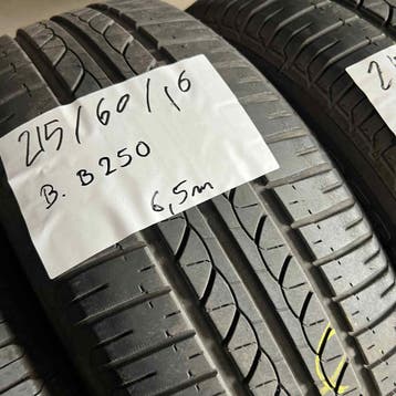 2 x Bridgestone B250 215-60-16 Zomerbanden 6,5mm, 16 inch, Ophalen of Verzenden, Band(en), Personenwagen