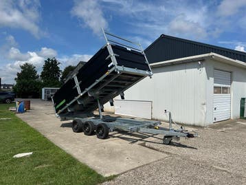Tridem kipper aanhangwagen 400x200, 3500kg FULL OPTION, Auto diversen, Ophalen of Verzenden, Nieuw