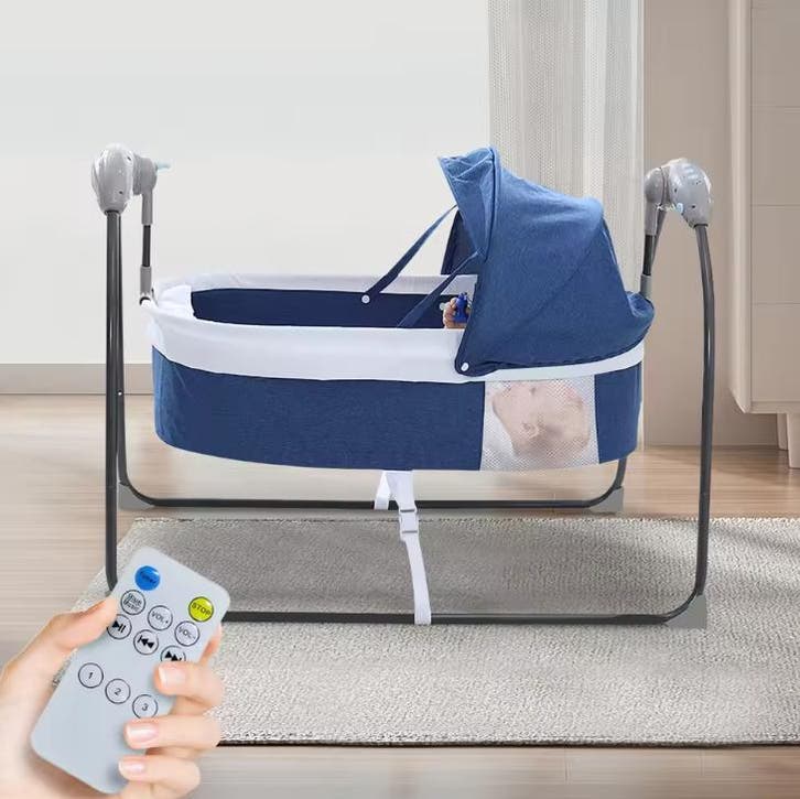 Elektrisch Baby Schommelbed met Afstandsbediening en Timer, Kinderen en Baby's, Kinderkamer | Overige Meubels, Nieuw, Verzenden