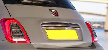 Fiat 595 Abarth achterlamp louvres cover, Verzenden