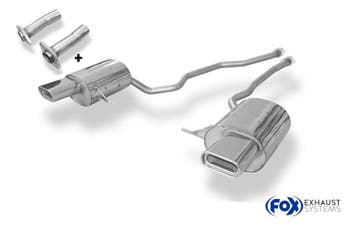 FOX BMW X5 E53 einddemper rechts/links incl. dieseladapter -, Auto-onderdelen, Verzenden, Nieuw