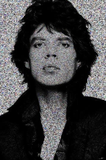 David Law (1967) - Crypto Mick Jagger-NYC-1989 - Format XL