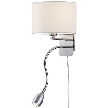 LED Wandlamp - Trion Hotia - E14 Fitting - 3W - Warm Wit, Ophalen of Verzenden, Nieuw, Metaal