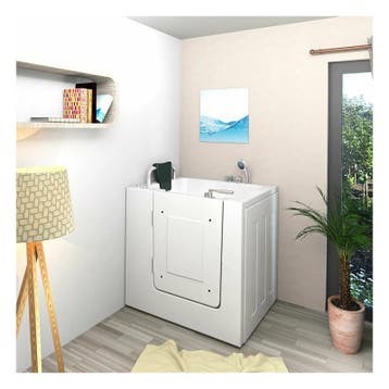 Instap Zitbad  Flush Whirlpool Links 100X78X113 (Badkamer), Ophalen of Verzenden, Nieuw