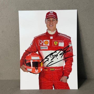 Ferrari - F1 - Rare Size 22x16 cm - Michael Schumacher -, Verzamelen, Automerken, Motoren en Formule 1, Nieuw