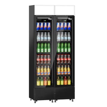 GGM Gastro | (2 stuks) Drankenkoelkast - 870mm - 290L - met, Verzenden, Nieuw
