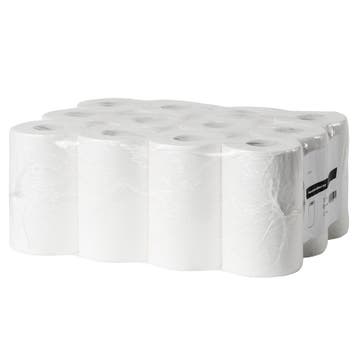 Poetsrollen (Mini) | FSC-Cellulose (2-Laags) | Wit | 72m/Rol, Verzenden, Nieuw in verpakking