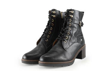 Pikolinos Veterboots in maat 40 Zwart, Verzenden, Zwart, Overige typen, Zo goed als nieuw