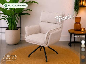 Eetkamerstoel Nicole, Nieuw, Overige kleuren, Eén